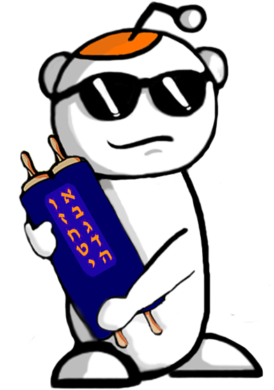 New Reddit Alien For /r/judaism - Clip Art (1361x1355), Png Download