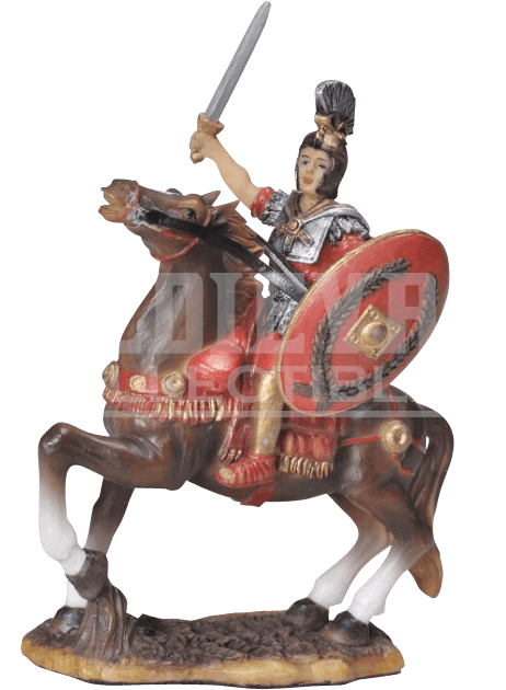 Roman Horse Statue Png Png Library Stock - Roman Soldier On Horse (642x642), Png Download