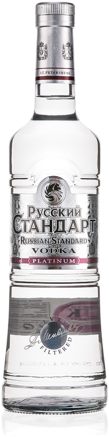 Russian Standard Platinum Vodka - Russian Standard Platinum Plain Vodka (1000x1000), Png Download