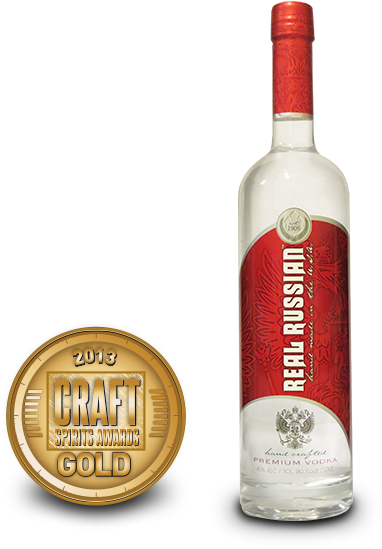 Real Russian Vodka - Liquor (422x619), Png Download
