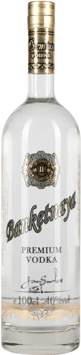 Banketnaya Premium Quality Russian Vodka - Banketnaya Vodka (781x782), Png Download