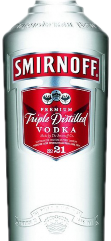 Vodka Clipart Russian - Smirnoff Vodka 1 Litre (640x480), Png Download
