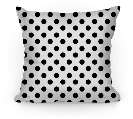 Small Polka Dot Pillow - Asian Paints Brick Texture (484x484), Png Download
