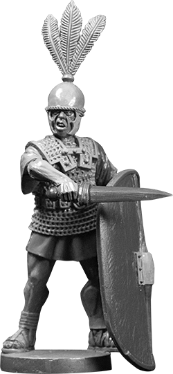Republican Roman Legionaries - Centurion (250x541), Png Download