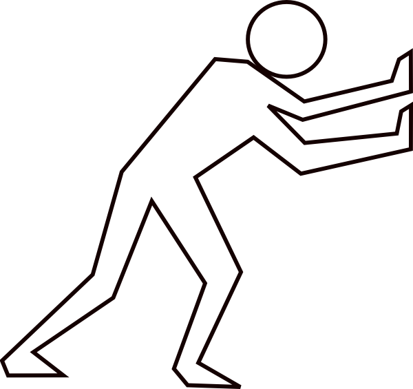 Push A Person Clipart Push Clip Art Vector Clip Wbblb6 - Push Clip Art (600x565), Png Download