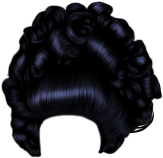 Hair And Beauty Salon, Fantasy Hair, Doll Parts, Makeup - Victorian Wig Png (400x400), Png Download