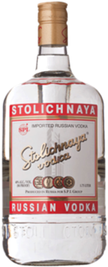 Stolichnaya Vodka - Stolichnaya Vodka 1.75 L (393x550), Png Download