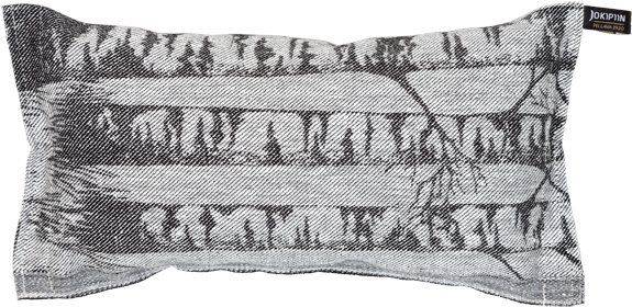 Koivikko Pillow, White/black - Throw Pillow (600x306), Png Download