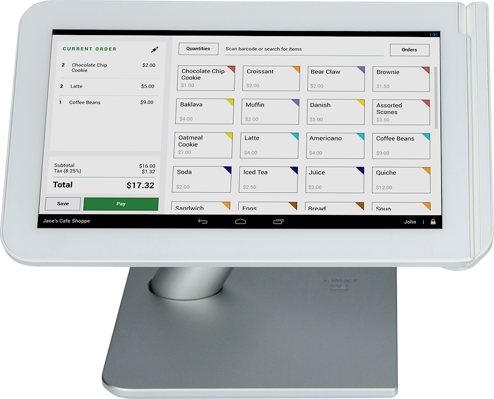 Discover Credit Card Processing Services Through Bank - Clover Tablet (1000x808), Png Download