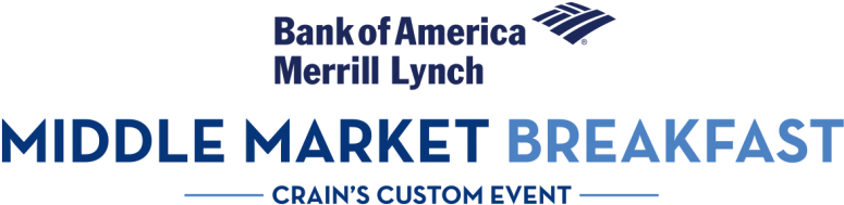 Bank Of America Merrill Lynch Middle Market Breakfast - Bank Of America (792x202), Png Download