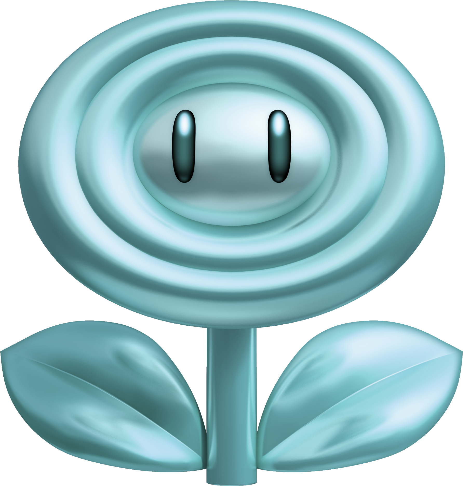Silver Flower Artwork - Mario Bullet Bill Gold (2048x2048), Png Download
