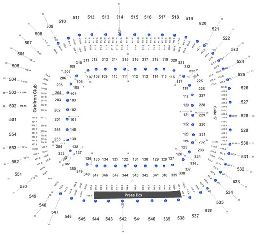 Concacaf Gold Cup - Bank Of America Stadium Section 551 Row 20 (525x480), Png Download