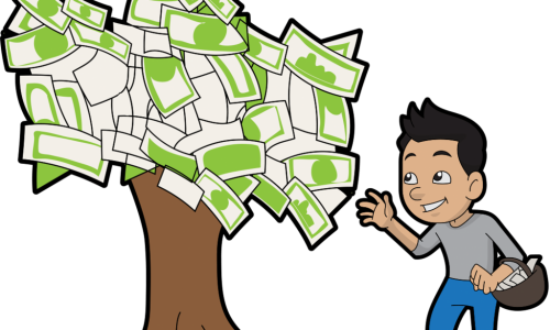 Money Tree - Student Debt (500x300), Png Download