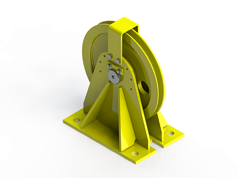 400mm Wire Rope Sheave & Frame - Circle (800x600), Png Download