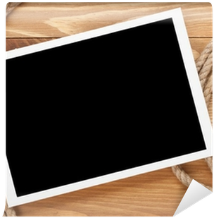 Blank Photo Frame With Ship Rope Wall Mural • Pixers® - Plywood (400x400), Png Download