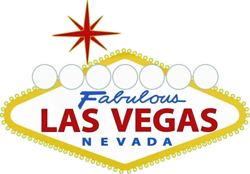 Las Vegas Sign Png Banner Library - Welcome To Las Vegas Sign Png (859x600), Png Download