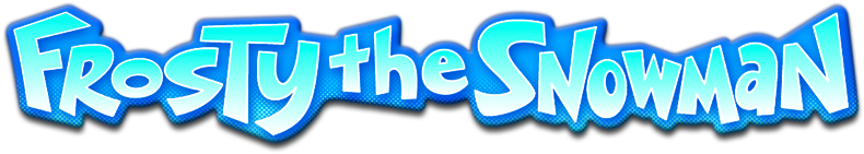 Frosty The Snowman Image - Frosty The Snowman Title (800x310), Png Download