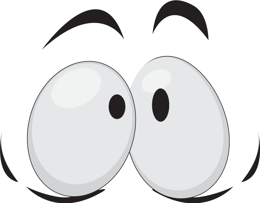 Surprised Eyes Wisc Online - Surprised Cartoon Eyes Png (844x660), Png Download
