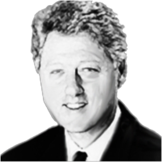 Bill Clinton - Bill Clinton Official Portrait (352x352), Png Download