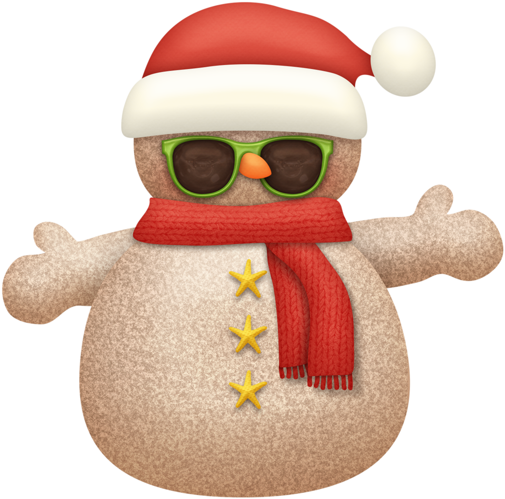 Beach Snowman - Beach Snowman Clipart (500x494), Png Download