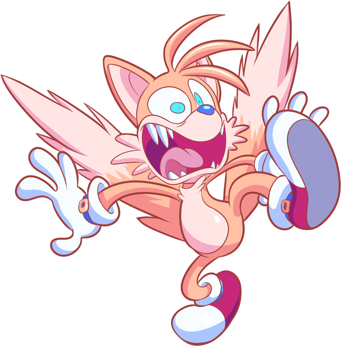 Log In To Report Abuse - Sonic Tails Fan Art (1210x1210), Png Download