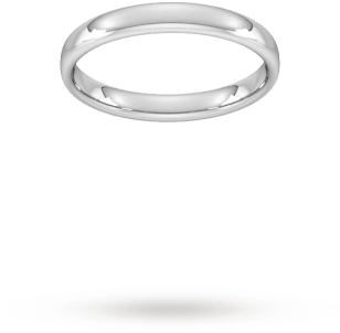 3mm Slight Court Standard Wedding Ring In 9 Carat - Samsonite Guardit Bailhandle Computer Bag (350x350), Png Download