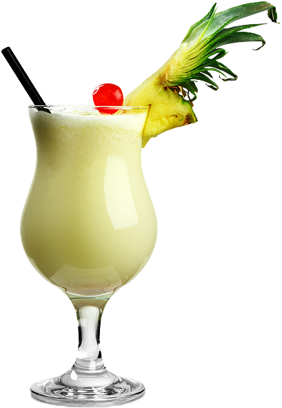 Pinacolada - Virgin Pina Colada Mocktail (433x600), Png Download