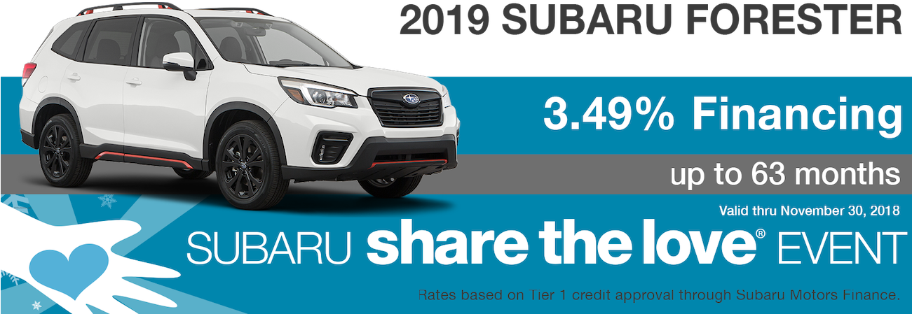 Our Low Forester Financing Rates - Ohio (1300x488), Png Download