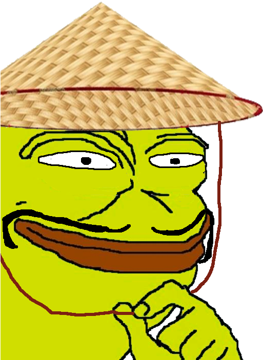 Ru7wnqf36poz - Chinese Pepe The Frog (600x702), Png Download