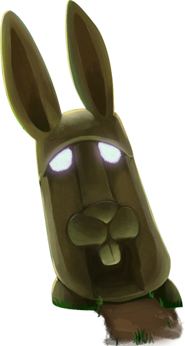 Double Click Presents To Open Them - Domestic Rabbit (268x501), Png Download