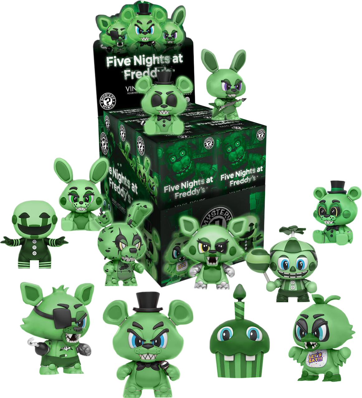 Fnaf Glow Mystery Minis (1162x1280), Png Download