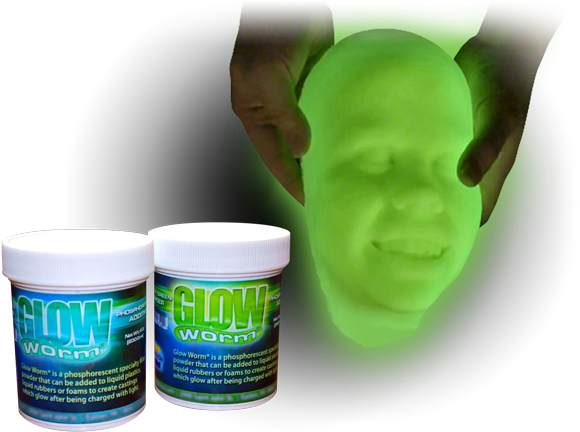 Glow Worm® - Plastic Resin Glow In The Dark (600x459), Png Download