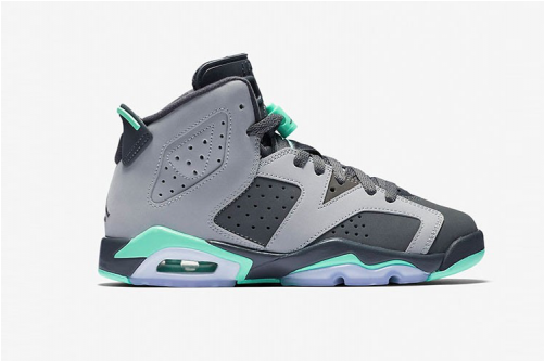 Jordan 6 Green Glow (500x612), Png Download