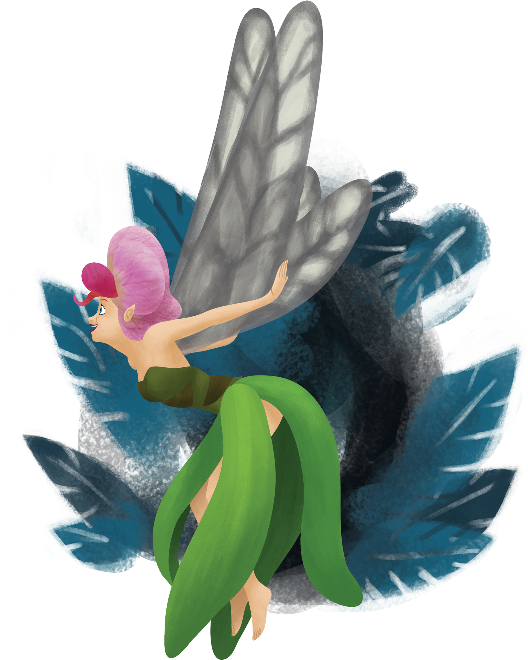 Orchid Fairy - Fairy (1920x2340), Png Download