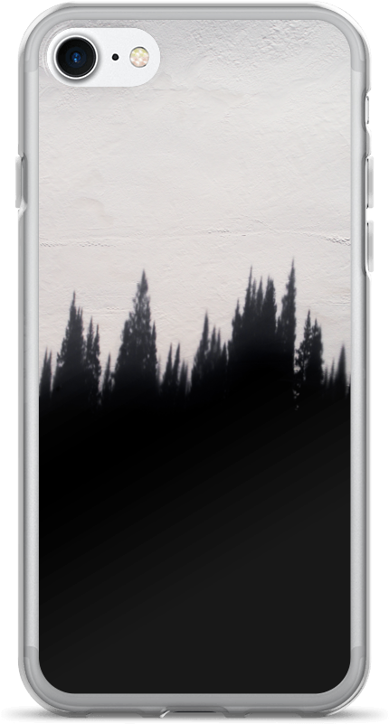Tree Line Shadow Iphone 7/7 Plus Case - Mobile Phone (1000x1000), Png Download