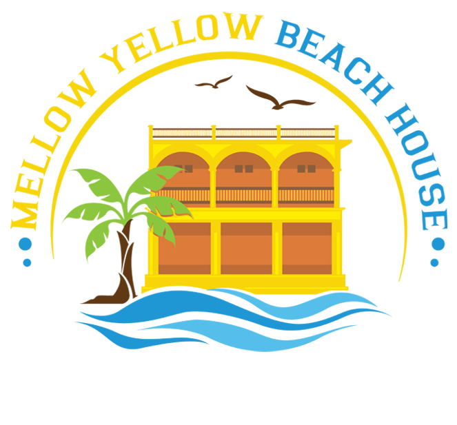 Mellow Yellow Beach House - Illustration (700x700), Png Download