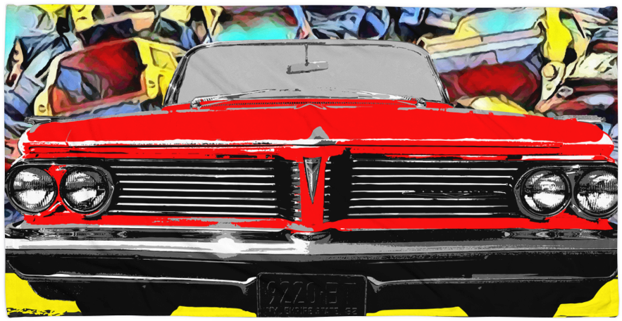 Retro Classic Car Art - Art (1000x1000), Png Download