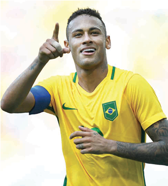 Neymar Png - Brazil Neymar (655x365), Png Download