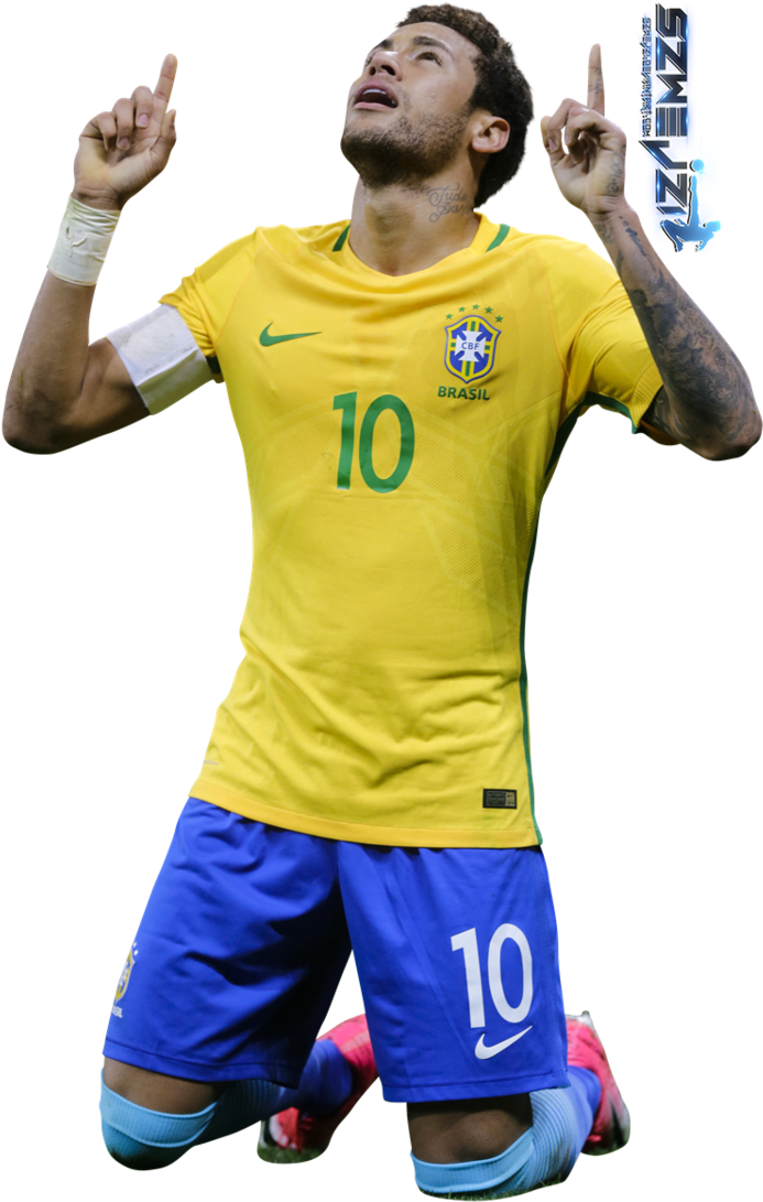 Neymar Brazil Png - Neymar (709x1125), Png Download