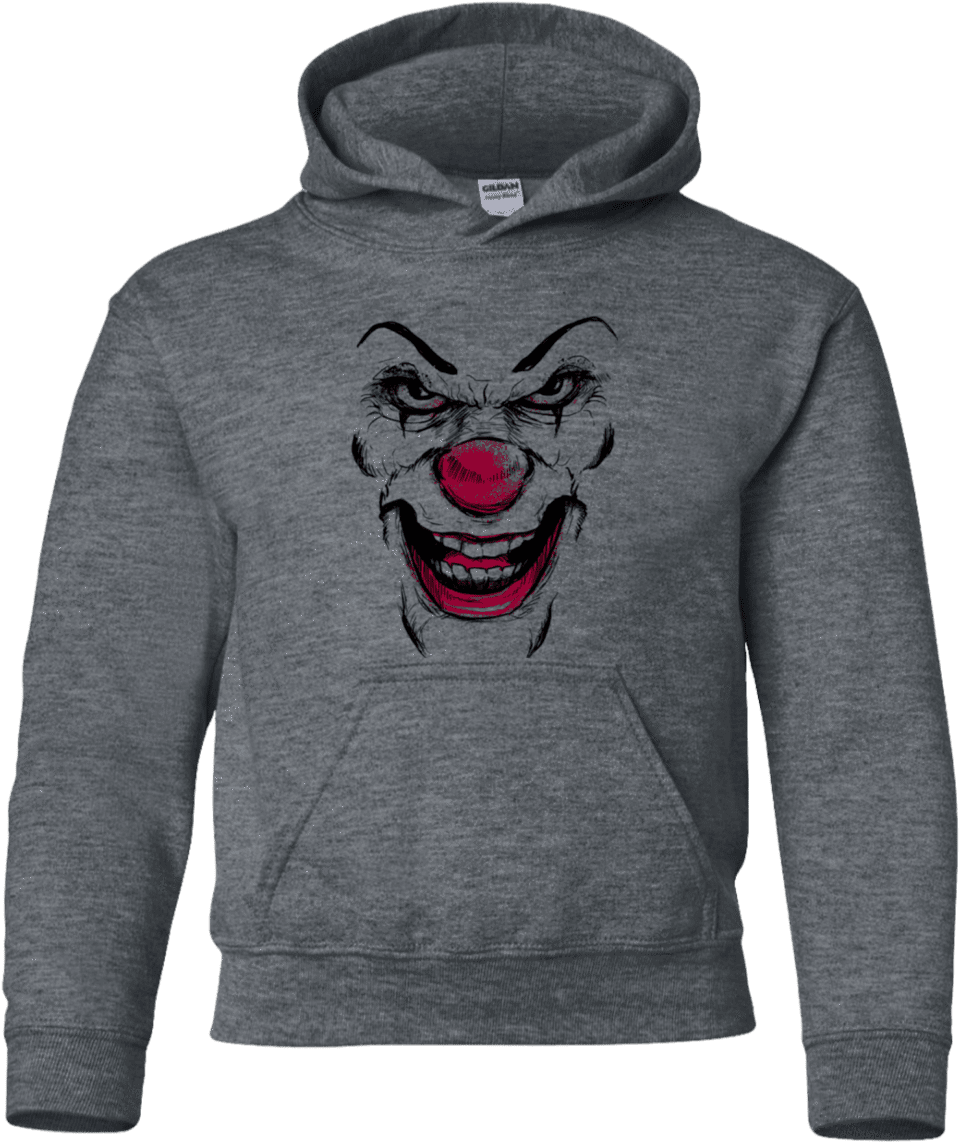 Clown Face Youth Hoodie - Gear Engineering (youth Sizes) (1155x1155), Png Download