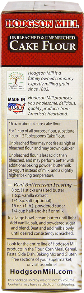 Unbleached & Unenriched Cake Flour - Flour (1000x1000), Png Download