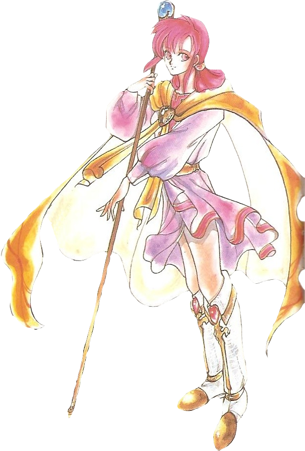 Ethlyn Artwork Of Ethlyn From Treasure - Genealogy Of The Holy War Lachesis (654x948), Png Download