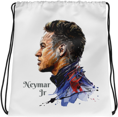 Neymar Drawstring Bag - Bag (480x480), Png Download