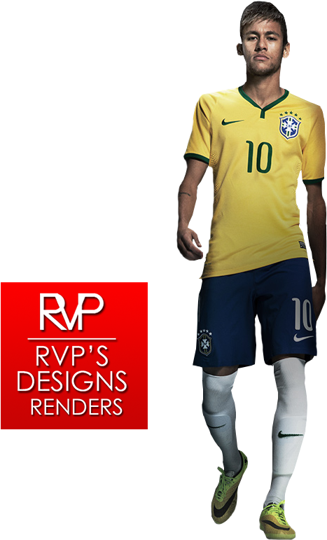 Neymar - Standing (1605x899), Png Download