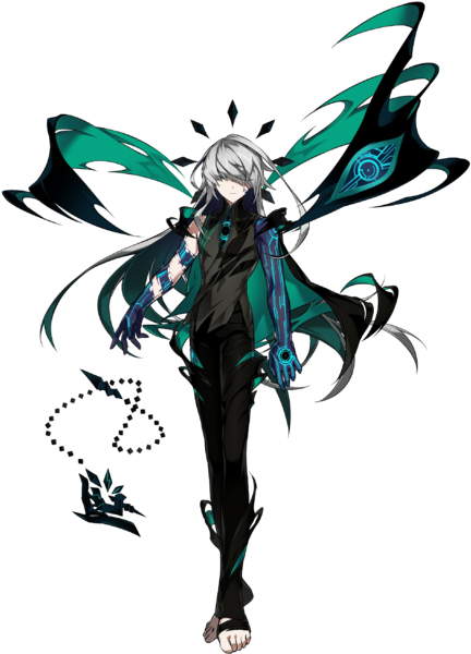 Anime Boysswordsanime - Elsword Ain Apostasia (450x612), Png Download