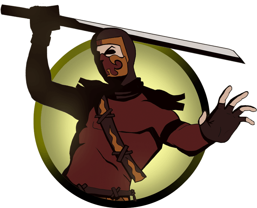 Ninja Man Ninja Sword - Shadow Fight 2 Avatar Ninja (950x950), Png Download