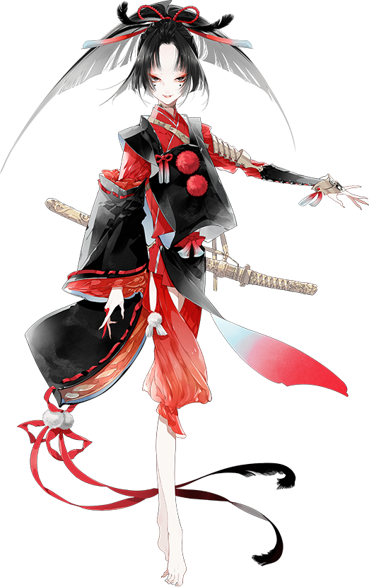 He Literally Asks The Other Sword Boys To Call Him - Kogarasumaru Touken Ranbu (522x830), Png Download