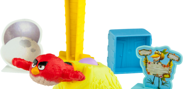 Angrybirdshappymeal - Angry Birds Movie Mcdonalds Toys List (590x288), Png Download