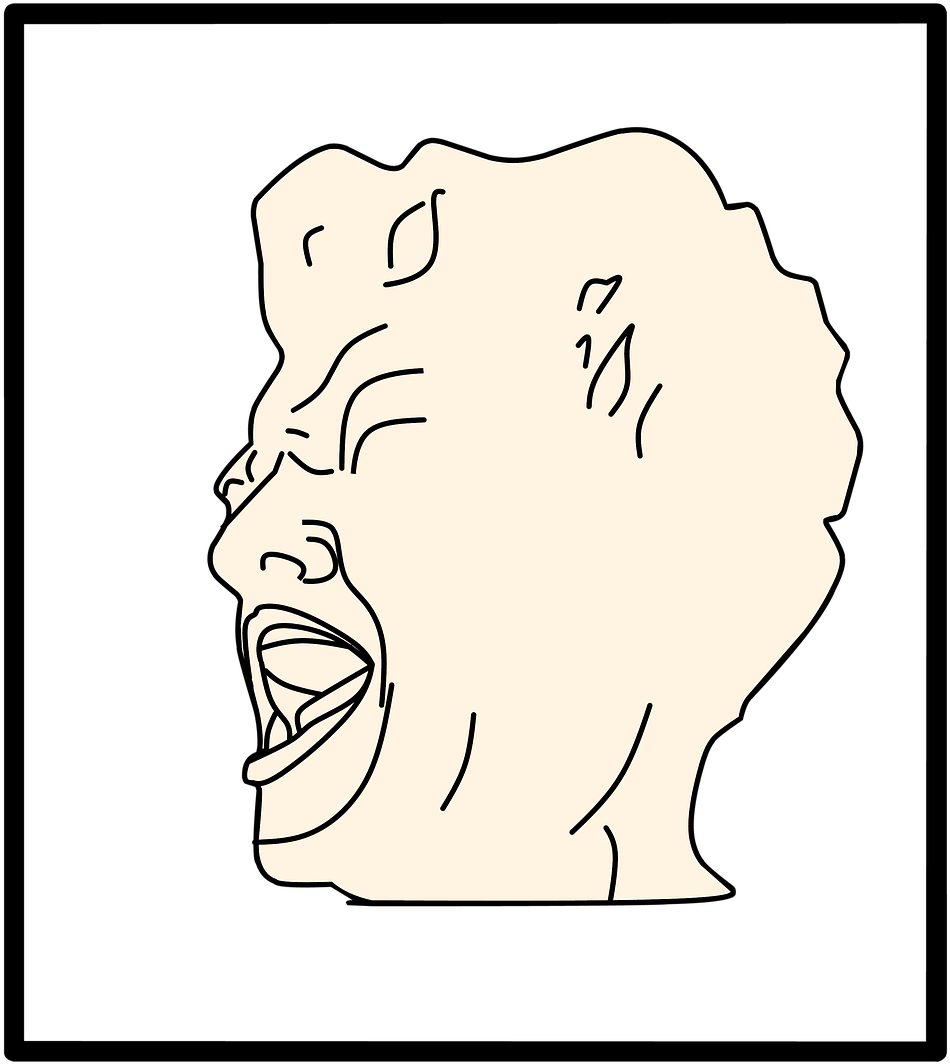 Angry Man Out Of Control - Illustration (1280x1280), Png Download