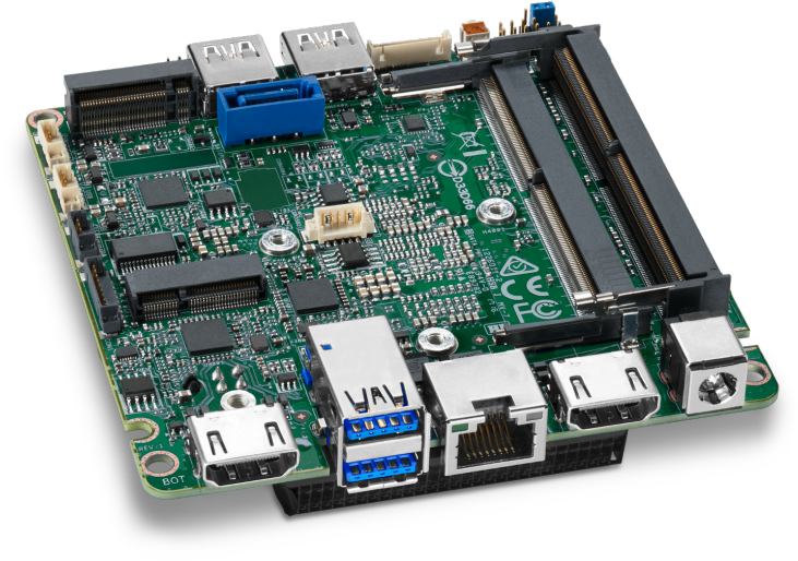An Intel Nuc Board Beloved By The Industrial Iot - Intel Nuc Board Nuc7i7dnbe (978x550), Png Download